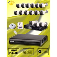 Dahua 2 Mp 15 Kameralı Ip / Bullet Full Paket