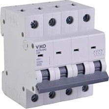 4VTB-4C25 Otomatik Sigorta 4,5ka C Tipi 4 Kutup 25A