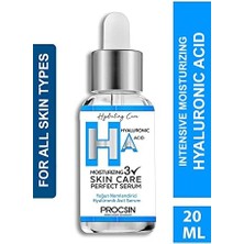 Procsın Hyaluronik Asit Serumu, Yoğun Nemlendirici & Cilt Dolgunlaştırıcı, Kırışıklık Karşıtı & Cilt Bariyeri Güçlendirici, 20 ml