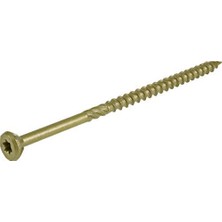 Power Pro 48604 Ahşap Vidalar, 10 x 4 Inç, Premium Dış Mekan Güverte Vidaları, Paslanmaya Dayanıklı, Epoksi Kaplı Bronz, 1 Lb Kutu, 52 Adet