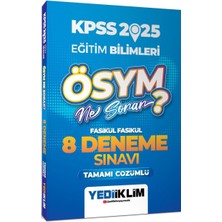 Yediiklim 2025 Kpss Eğitim Bilimleri Ösym Ne Sorar Tamamı Çözümlü Fasikül Fasikül 8 Deneme Sınavı