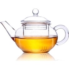 Cam Bitki Çayı Demliği 250 ml - Cam Süzgeçli Demlik