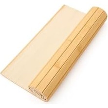 Katlanabilir Bambu Dikdörtgen Çok Amaçlı Koltuk Kolçak Üstü Bardaklık ve Tepsi Supla - Doğal Ahşap Bambu 46X32 cm Kolçak Tepsisi - Rahat Kullanım Için Kaymaz Yüzey Tasarım