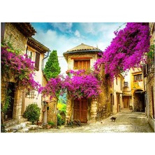 Neverland Provence Temalı 1000 Parça Puzzle Renkli Desenli Eğlenceli Oyun