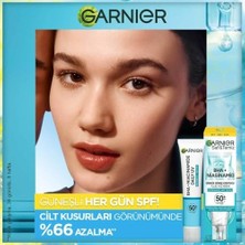 Garnier Saf ve Temiz Bha Niasinamid Günlük Güneş Koruyucu Fluid Yüz Kremi SPF50, 40 ml