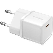 GAN5S Hızlı Şarj Adaptörü 1c, 20W Eu, Ay Beyazı