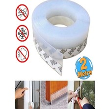 Mrt Bilişim Kapı Eşiği Bandı 2 Metre Toz, Soğuk ve Böcek Önleyici Kendinden Yapışkanlı Izolasyon Şeridi 2 Metre