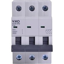 4VTB-3C10 Otomatik Sigorta 4,5ka C Tipi 3 Kutup 10A