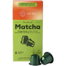 Mesh Nespresso Uyumlu Mango Vanilya Aromalı Matcha Kapsül 8'li - Premium Matcha Çayı