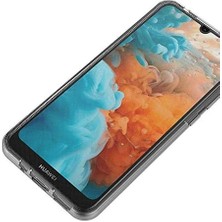 Y5 2019 Kılıf 6 Tarafı Tam Full Koruma 360 Clear Soft Şeffaf