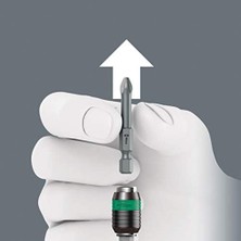05023404001 416 R T Kollu Uç Tornavidası, Hızlı Değiştirme Mandrenli, 1/4 Inç x 45 mm