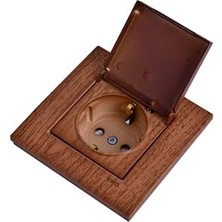 Ceviz Kapaklı Topraklı Priz Vakumlu Paket Çarpma Karşıtı Çabuk Bağlantı