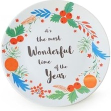 New Wonderful Time Servis Tabağı 26 cm 21657