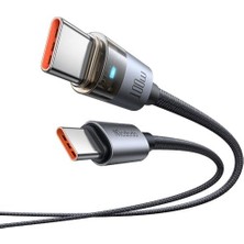 CA-5580 Type-C To Type-C 100W 1.2m Hızlı Şarj ve Data Kablosu 1,2m