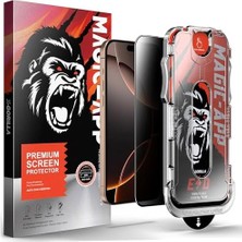 X-Gorilla 13 Pro Max / 14 Plus Hayalet Ekran Koruyucu | Gizlilik Filtreli & 9h Kırılmaz | Tam Kaplama Tozsuz Uygulama