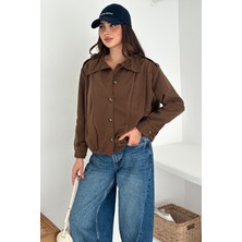 Noa Noa Kadın Pile Detaylı Düğmeli Ceket – Structure Mood