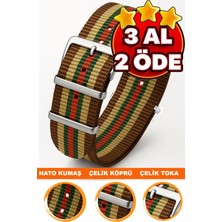 18MM-20MM-22MM-39MM Saatlerle Uyumlu Nato Kumaş Tekstil Saat Kordonu Kayışı Nato-Model-39