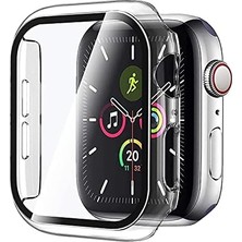 Series 9 41MM Kılıf Clear Premium Slim Watchband Şeffaf [ Series 9 41MM ile Uyumlu Kordon - Şeffaf]