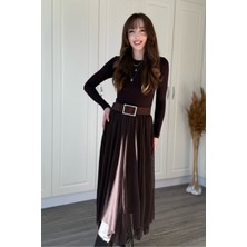 Dilay Gökoğlu Butik Asimetrik Midi Tül Etek