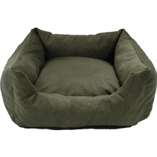 Feyza Design Konforlu Büyük Pet Yatağı, Ayrı Kullanım, Minderli, 60X60X60X60