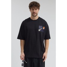 Segnante Erkek Relaxed 004 Siyah T-Shirt