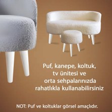 Cangul Ahşap 30 cm Beyaz Konik Ayak