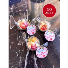 PremiumPort 10 Adet Bayram Şekeri Hediye Kutulu, Çocuklar Için Tatlı Sürpriz