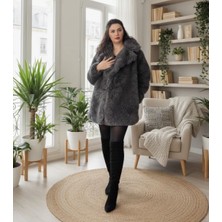 Tunicom Büyük Beden Uzun Astarlı Kürk