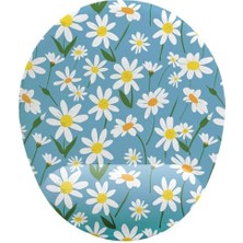 Papatya Desenli Bilek Destekli Mouse Pad