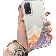 Ucuc Redmi Note 12 Pro 4g Uyumlu Sert Akrilik Arka Silikon Kenar Lens Koruma Ince Desen Kılıf