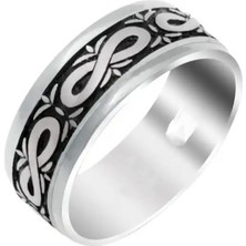 Takı Dükkanı Sonsuzluk Taşsız Gümüş Alyans Söz Nişan Yüzüğü DGA05X-2