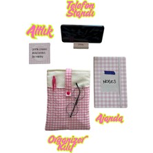 PremiumPort Çeşitli Renklerde Çok Amaçlı Kitap ve Telefon Destekli Takım