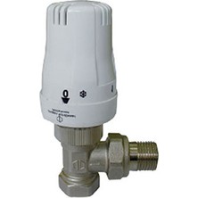 Türkoğlu Termostatik Köşe Radyatör Vanası 1/2"