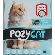 Pozy Cat Pozycat Micro Capsule Technology Karbonlu Akıllı Kedi Kumu 8 Lt