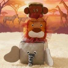Kiduga Montessori Aktivite Küpü Trio - Safari
