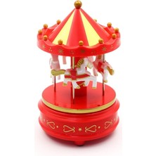 PremiumPort Renkli Nostaljik Atlı Karınca Dekoratif Müzik Kutusu