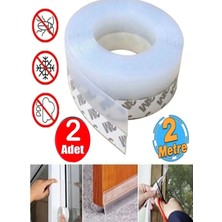 Mrt Bilişim Rüzgar ve Soğuk Kesici Kapı Pencere Bandı Haşere Önleyici 2 Metre 2 Tane Şerit Bant