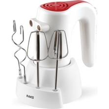 Raks Trend Mix Standlı El Mikseri Kırmızı - Beyaz