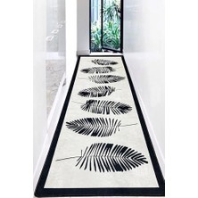 Hoja Djt Jel Kaymaz Taban Yıkanabilir Yumuşak Yüzey Kesme Halı Yolluk, 100 x 300