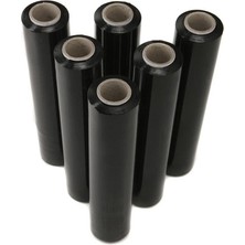 Şeylişeyler-Siyah Palet Streç Film 2 kg – 50X200 M – 23 Mikron – 12 Rulo