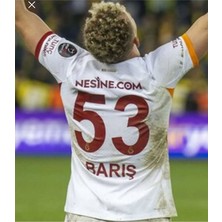 Gâlâtâsârây-53 Numara Bârış.ş Beyaz Renk New Sezon 25/26 Yetişkin Futbol Forması Vs Sweatshirt