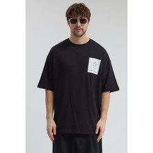 Segnante Erkek Relaxed 002 Oversize Siyah T-Shirt