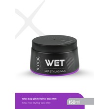 Totex Wax Wet 150 ml Kokusuz Saç Şekillendirici Ürün Tüm Saçlar için Bakım Sağlar