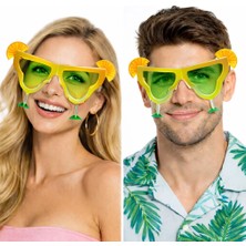 Lowell Home Sarı Margarita Bardak Şeklinde Parti Gözlüğü