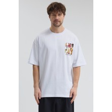 Segnante Erkek Relaxed 007 Beyaz T-Shirt