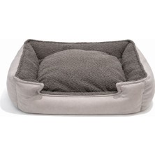 Feyza Design Yumuşak Kenarlı Çift Taraflı Evcil Hayvan Yatağı, Küçük Irk Uyumlu