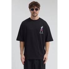 Segnante Erkek Relaxed 001 Oversize Siyah T-Shirt