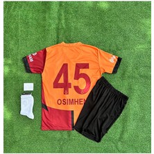 Gâlatâsarâ.y 2024/25 Yeni Sezon Vîctor-O's.î.m.h.e.n Parçalı Iç Saha Çocuk Forması 5'li Set +Maske