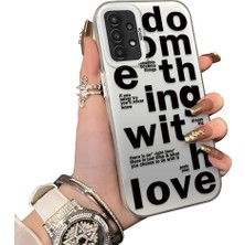 Ucuc Samsung Galaxy A04S Uyumlu Silikon Kenar Sert Arka Anti Düşme Kılıfı Moda Öğeleri