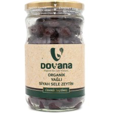 Organik Yağlı Sele Süper Siyah Zeytin Iri Boy (660 Cc)